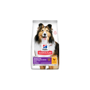 Hrana za Pse Hill's Science Plan Sensitive Stomach & Skin Adult Medium s Piletinom 2,5 kg - Img 2