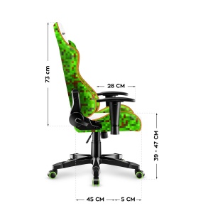 Huzaro Gaming dečija stolica Ranger 6.0 Pixel White - Img 4