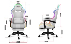 Huzaro Gaming stolica Force 4.7 RGB White - Img 3