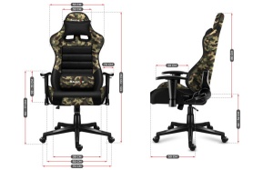 Huzaro Gaming stolica Force 6.0 Camo Mesh - Img 3