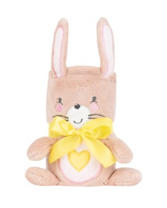 KikkaBoo ćebence za bebe sa 3D vezom 75x100 PINK BUNNY - Img 2
