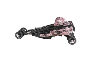 KikkaBoo Kišobran kolica za bebe GUARANA Pink - Img 3