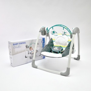Kikkaboo Ljuljaška za bebe CHILLO sa adapterom do 11 kg MINT - Img 2