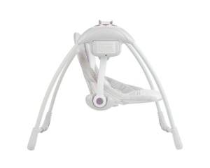 Kikkaboo Ljuljaška za bebe CHILLO sa adapterom do 11 kg Purple Owl - Img 3