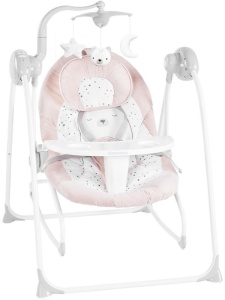 KikkaBoo Ljuljaška za bebe DOZY 2u1 BEAR WITH ME Bež