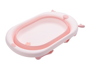 KikkaBoo Sklopiva kadica za bebe FOLDY Pink - Img 3