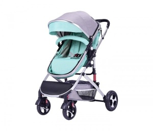 Kolica za bebe "Sprinter" Mint Silver