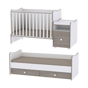 Krevetac za bebe "TREND PLUS" 70/160 Bela Kafa