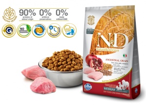 N&D Suva hrana LG Medium Adult Chicken&Pomegranate 2,5 kg