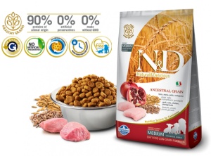 N&D Suva hrana LG Puppy Medium Chicken&Pomegranate 800 g