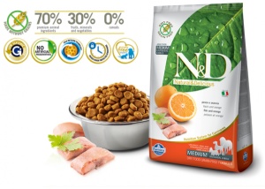 N&D Suva hrana Prime Medium Adult Fish&Orange 12kg