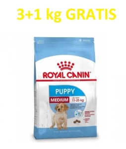 Royal Canin Suva hrana za pse Medium Puppy 3kg + 1kg GRATIS - Img 3
