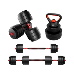 Athler Lion 45 set tegova 40kg - bučice i šipka 4u1