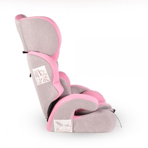 Auto sedište za decu "Deluxe", roze - Img 2