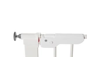 BabyDan Premier sigurnosna ogradica sa 6 produžetaka 112–119.3 cm – pressure fit, bela - Img 7