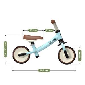 Dečiji balance bike Tulano Scout 15 Blue - Img 3