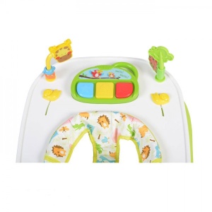 Dubak-guralica za bebe "ZOO" 2in1 Crvena - Img 3