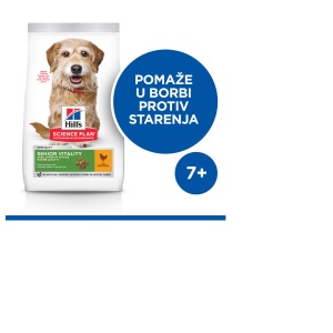 Hrana za Pse Hill's Science Plan Senior Vitality Small & Mini Mature Adult sa Piletinom i Pirinčem 6 kg - Img 2