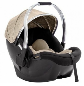 KikkaBoo Autosedište nosiljka za bebe 0-13kg ALLURE Beige