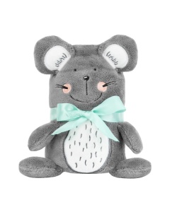 KikkaBoo ćebence za bebe sa 3D vezom 75x100 MOUSE - Img 2