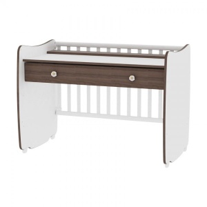 Krevetac za bebe "DREAM" Beli Oak