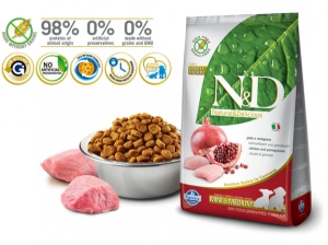 N&D Suva hrana Prime Puppy Mini and Medium Chicken&Pomegranate 2,5 kg