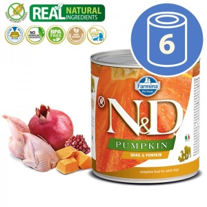 N&D Vlažna hrana Can Dog PM Quail&Pumpkin 285g x 6kom pakovanje