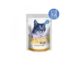 Plaisir Care preliv Vlažna hrana za mačke Sensitive 85g x 12kom pakovanje