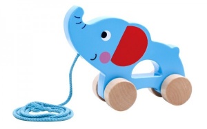 Tooky toy Drvena igračka Slon NOVO