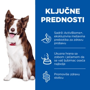Hrana za Pse Hill's Science Plan PERFECT DIGESTION Medium Adult 1+ sa Piletinom i Smeđim Pirinčem 14 kg - Img 4