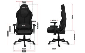 Huzaro Gaming stolica Force 7.9 Black Mesh - Img 4