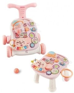 Kikka Boo Guralica za bebe PLAY & GROW 2u1 Pink - Img 3