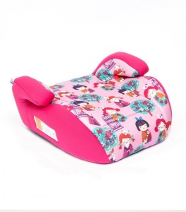 KikkaBoo Auto sedište-Booster za decu 15-36kg JAZZY Pink Dolls