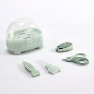 KikkaBoo Manikir set za bebe 4 dela Bear Mint