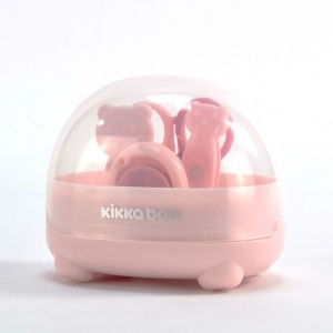 KikkaBoo Manikir set za bebe 4 dela Bear Pink - Img 2