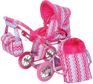 Knorr kolica za lutke Ruby Pink Zigzag - Img 3