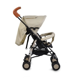 Kolica za bebe Diamond sa podesivim naslonom u 3 položaja Bež - Img 2