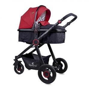 Kolica za bebe Lorelli "Alexa" Set Crno-Crvena - Img 3