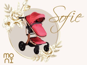 Kolica za bebe "Sofie" Crvena