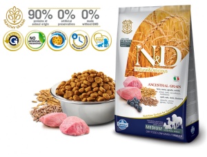 N&D Suva hrana LG Medium Adult Lamb&Blueberry 12 kg