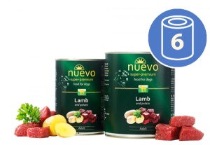 Nuevo Vlažna hrana Jagnjetina i krompir Grain Free za pse 400g x 6 kom. pakovanje