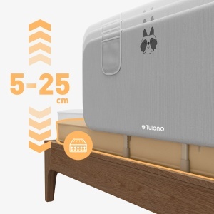 Podešavanje visine ogradice Tulano Cover 50 Grey za dušeke debljine od 5 do 25 cm