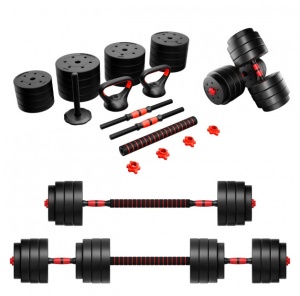 Athler Lion 45 set tegova 40kg - bučice i šipka 4u1 - Img 2
