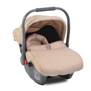 Auto-sedište, nosilljka za bebe sa adapterom "Sofie" Bež 0-13 kg 2019 - Img 3