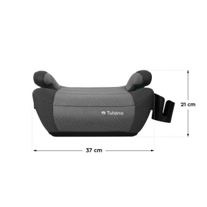 Auto sedište za decu sa isofix-om 125-150cm Tulano Cabby 35 Grey - Img 3