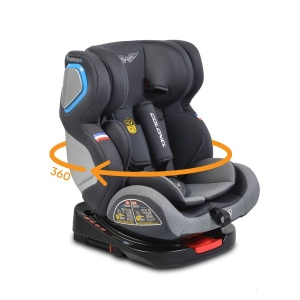 Autosedište za decu Colonel svetlo sivo, sa isofix-om 0-36kg