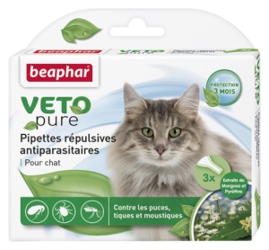 Beaphar Bio spot on cat - Ampula za mačke protiv buva, krpelja i komaraca