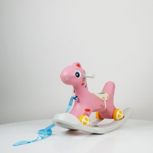 Dečija klackalica Konjić "DINO BABY" model 625 Roze