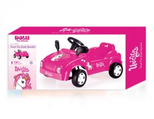 Dolu Unicorn auto na pedale za devojčice - Img 2