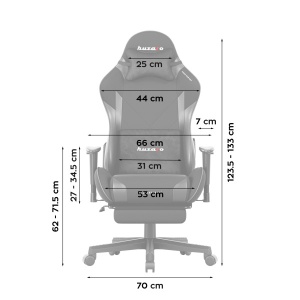Huzaro Force 5.7 Black gaming stolica - Img 3